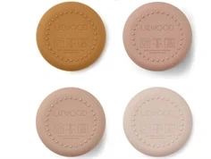 Liewood cat rose multi mix kop Ethan silikone (4-pak)